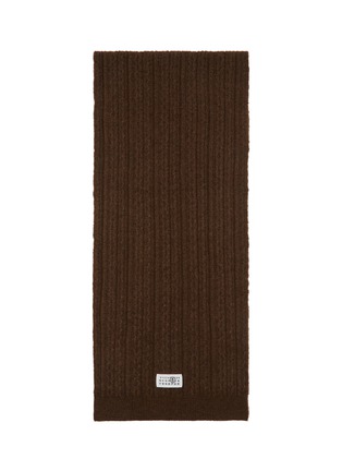 Main View - Click To Enlarge - MM6 MAISON MARGIELA - Ribbed Knit Scarf