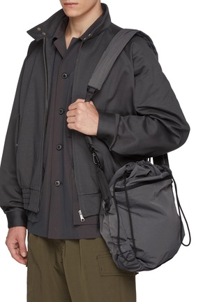 Figure View - Click To Enlarge - CÔTE&CIEL - Uva Slate Nylon Crossbody Bag