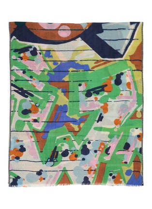 Main View - Click To Enlarge - ÉPICE - Fringed Wool Scarf