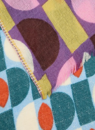 Detail View - Click To Enlarge - ÉPICE - Fringed Wool Scarf