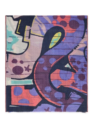 Detail View - Click To Enlarge - ÉPICE - Fringed Wool Scarf