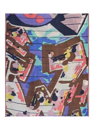 Main View - Click To Enlarge - ÉPICE - Fringed Wool Scarf