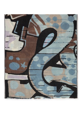 Detail View - Click To Enlarge - ÉPICE - Fringed Wool Scarf