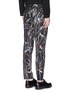 Back View - Click To Enlarge - - - Bird and bamboo print cotton twill pants