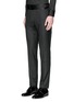 Front View - Click To Enlarge - - - Satin cummerbund tuxedo pants