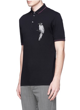 Front View - Click To Enlarge - - - Bird embroidery polo shirt