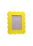 ADDISON ROSS Scallop Lacquered Photo Frame — Yellow ADDISON ROSS Scallop Lacquered Photo Frame — Yellow