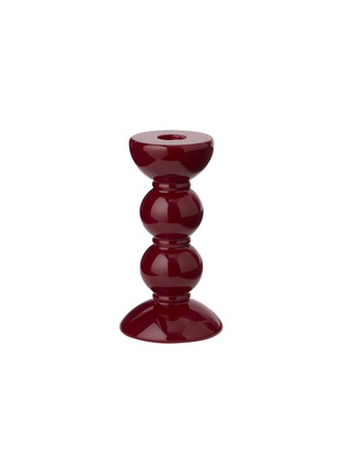Main View - Click To Enlarge - ADDISON ROSS - Medium Bobbin Candlestick — Cherry