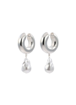 Main View - Click To Enlarge - ÉLIOU - Peral SIlver Plated Earrings