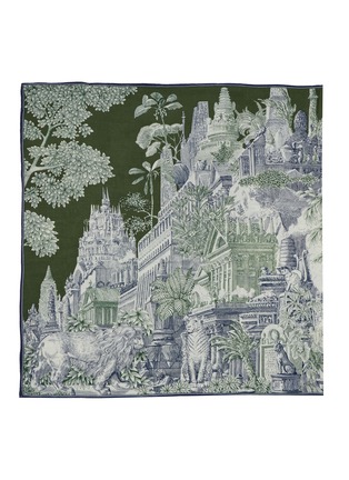 Detail View - Click To Enlarge - INOUI EDITIONS - Etole 100 Piranesi Wool Silk Scarf