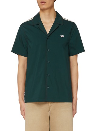 Main View - Click To Enlarge - ADIDAS - X CLOT Cotton Blend Bowling Shirt