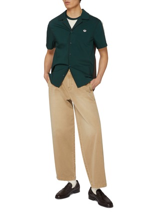 Figure View - Click To Enlarge - ADIDAS - X CLOT Cotton Blend Bowling Shirt
