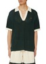 Main View - Click To Enlarge - ADIDAS - X CLOT Cotton Blend Knit Polo Shirt
