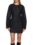 Main View - Click To Enlarge - BRUNELLO CUCINELLI - Long Lace Sleeve Wool Dress