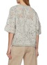 Back View - Click To Enlarge - BRUNELLO CUCINELLI - Short Sleeve Sequin Knit Top