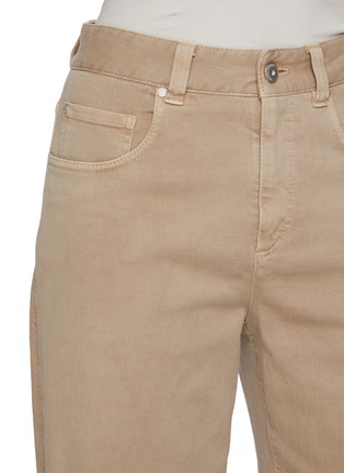  - BRUNELLO CUCINELLI - Straight Leg Garment Dyed Denim Jeans