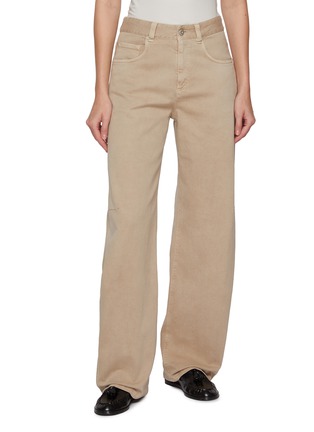 Main View - Click To Enlarge - BRUNELLO CUCINELLI - Straight Leg Garment Dyed Denim Jeans