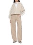Figure View - Click To Enlarge - BRUNELLO CUCINELLI - Zipped Cashmere Knit Hoodie