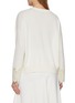 Back View - Click To Enlarge - BRUNELLO CUCINELLI - Crewneck Lace Sleeve Cashmere Knit Sweater