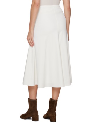 Back View - Click To Enlarge - BRUNELLO CUCINELLI - Wool Blend Flare Skirt