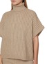  - BRUNELLO CUCINELLI - Short Sleeve Turtleneck Cashmere Knit Sweater