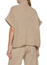 Back View - Click To Enlarge - BRUNELLO CUCINELLI - Short Sleeve Turtleneck Cashmere Knit Sweater