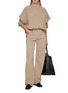 Figure View - Click To Enlarge - BRUNELLO CUCINELLI - Short Sleeve Turtleneck Cashmere Knit Sweater