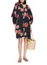 Figure View - Click To Enlarge - NATALIE MARTIN - Alex Floral Print Cotton Short Dress