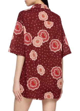 Back View - Click To Enlarge - NATALIE MARTIN - Kevin Floral Print Cotton Shirt