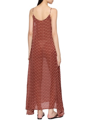 Back View - Click To Enlarge - NATALIE MARTIN - Heather Polka Dot Maxi Dress