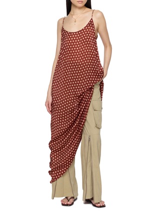 Figure View - Click To Enlarge - NATALIE MARTIN - Heather Polka Dot Maxi Dress