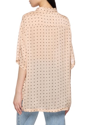 Back View - Click To Enlarge - NATALIE MARTIN - Kevin Polka Dot Shirt