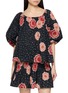 NATALIE MARTIN Ella Short Sleeve Floral Print Cotton Blouse