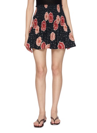 Main View - Click To Enlarge - NATALIE MARTIN - Chelsea Floral Print Cotton Mini Skirt