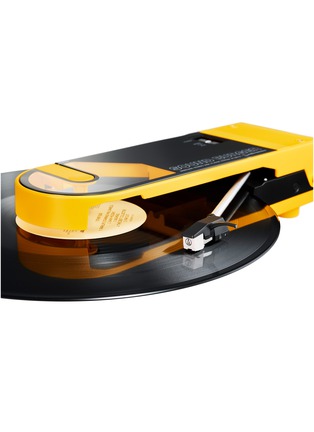 Detail View - Click To Enlarge - AUDIO-TECHNICA - Sound Burger Portable Bluetooth Turntable — Yellow