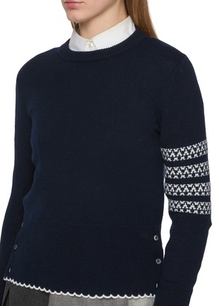  - THOM BROWNE - Holiday Hector Intarsia Wool Knit Sweater