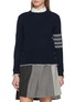 THOM BROWNE Holiday Hector Intarsia Wool Knit Sweater