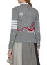 Back View - Click To Enlarge - THOM BROWNE - Reindeer Hector Intarsia Jacquard Cashmere Blend Cardigan