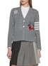 THOM BROWNE Reindeer Hector Intarsia Jacquard Cashmere Blend Cardigan