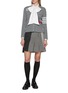 Figure View - Click To Enlarge - THOM BROWNE - Reindeer Hector Intarsia Jacquard Cashmere Blend Cardigan