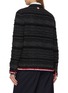 Back View - Click To Enlarge - THOM BROWNE - Chequered Jacquard Knit Cardigan Jacket