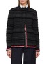 Main View - Click To Enlarge - THOM BROWNE - Chequered Jacquard Knit Cardigan Jacket