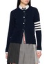 THOM BROWNE Lunar New Year 4-Bar Intarsia Wool Cardigan