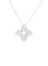 ROBERTO COIN Venetian Princess 18K White Gold Diamond Ruby Pendant Necklace