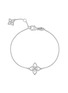 ROBERTO COIN Princess Flower Dubai 18K White Gold Diamond Ruby Bracelet