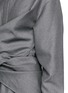 Detail View - Click To Enlarge - PORTS 1961 - Wool suiting Mandarin collar shirt