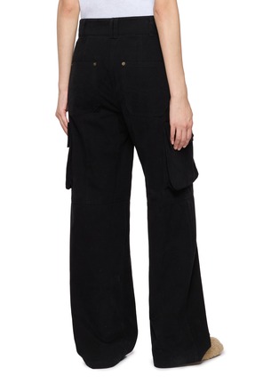 Back View - Click To Enlarge - EPINGLER - Cargo Zip Cotton Pants