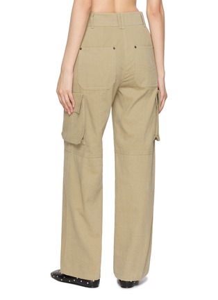 Back View - Click To Enlarge - EPINGLER - Cargo Zip Cotton Pants