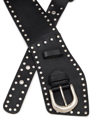 Detail View - Click To Enlarge - EPINGLER - Western Studded Leather Belt