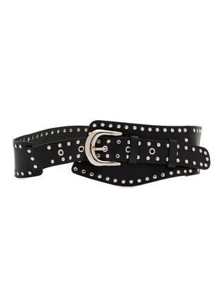 Main View - Click To Enlarge - EPINGLER - Western Studded Leather Belt